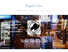 Tablet Screenshot of buffalospizza.com